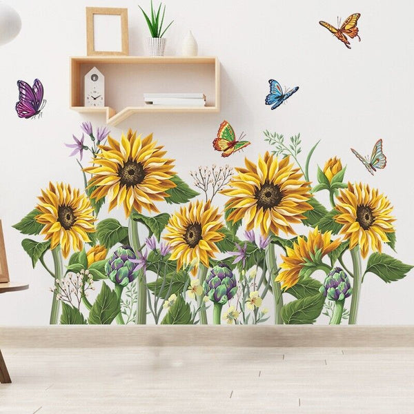 Wall Stickers: Sunflower Decal