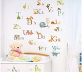 Wall Stickers: Animals Alphabet Decal