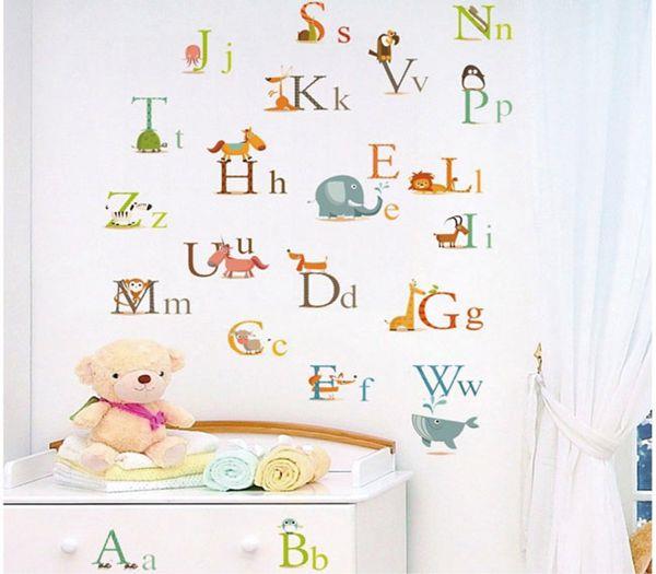 Wall Stickers: Animals Alphabet Decal