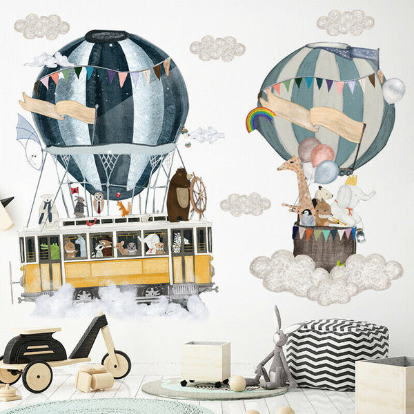 Wall Stickers: Hot Air Balloons Decal