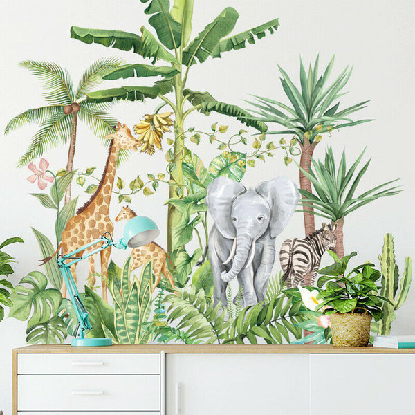 Wall Stickers: Safari Jungle Animal Decal