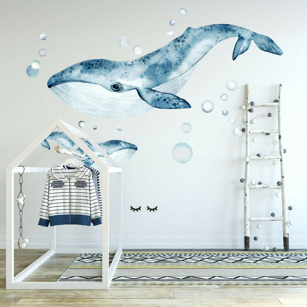 Wall Stickers: Whale Decal