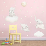 Wall Stickers: Baby Elephants Decal